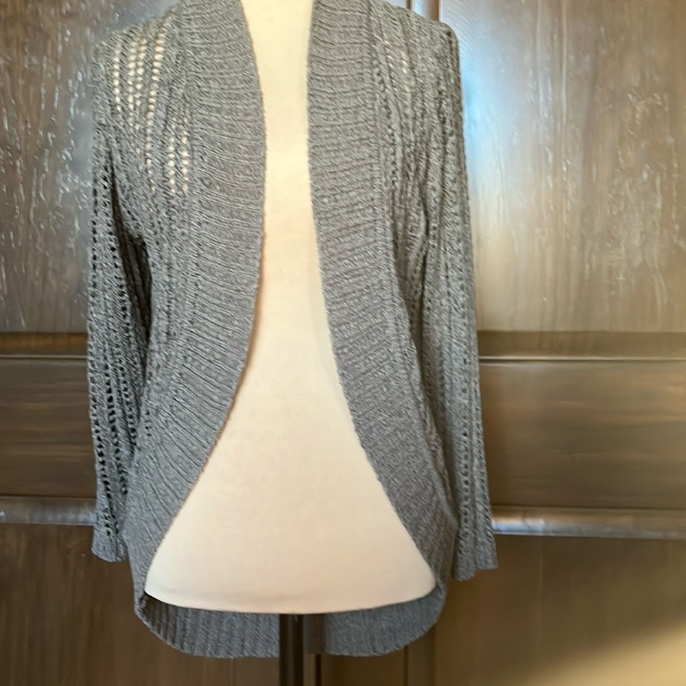Open Front Sweater Size Small by Verve